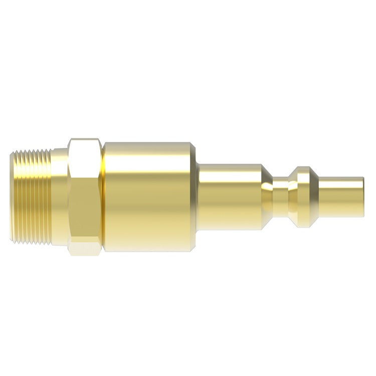 B54 Hansen® by Danfoss | Pneumatic Quick Disconnect Coupling | 500 Series / 5000 Series | 1/2" Male NPTF x 1/2" Body Size | Plug | Brass