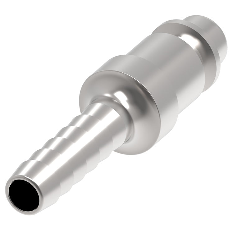 61E Hansen® by Danfoss | Pneumatic Quick Disconnect Coupling | 500 Series / 5000 Series | Hose Barb End | 3/4" Hose ID x 1/2" Body Size | Plug | Steel