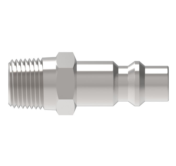 56 Hansen® by Danfoss | Pneumatic Quick Disconnect Coupling | 500 Series / 5000 Series | 3/4" Male NPTF x 1/2" Body Size | Plug | Steel