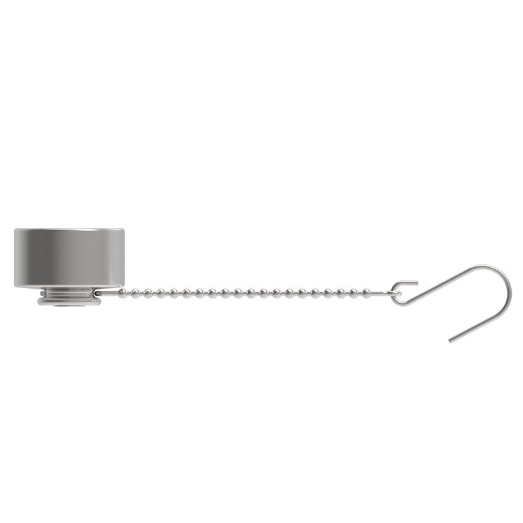 5100-S7-8 Hansen® by Danfoss | Quick Disconnect Coupling | 5100 Series | Dust Cap with Chain | 3/8" & 1/2" Body Size | Steel