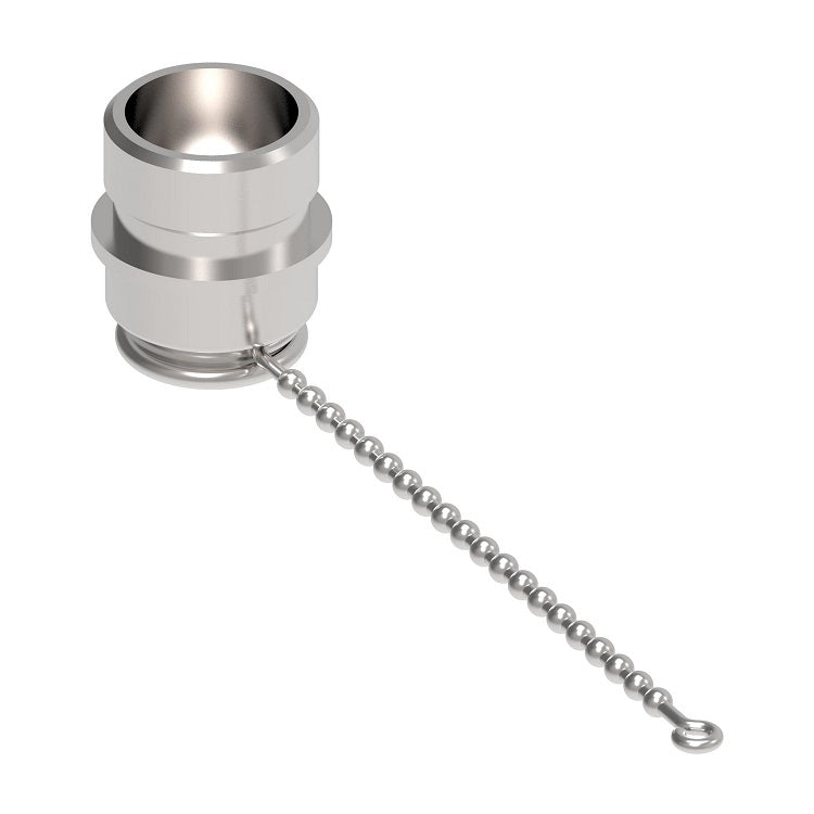 5100-S9-20 Hansen® by Danfoss | Quick Disconnect Coupling | 5100 Series | Dust Plug with Chain | 1-1/4" Body Size | Steel