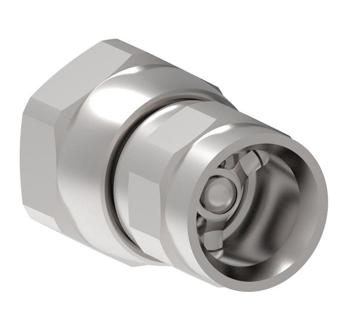5400-S5-4 Hansen® by Danfoss | Quick Disconnect Coupling | 5400 Series | Low Air Inclusion Refrigerant | Female Half | 1/4" Body Size | Neoprene Seal | Carbon Steel