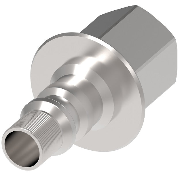 FD69-1002-06-08 Hansen® by Danfoss | Quick Disconnect Coupling | FD69 Series | 3/8" Female NPT x 1/2" Water Blast | Plug | No Seal | Steel