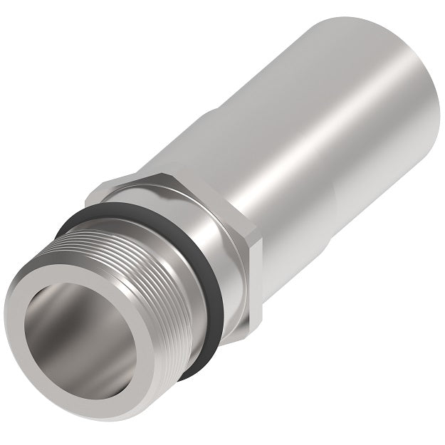 FD86-1040-16-16 Hansen® by Danfoss | Quick Disconnect Coupling | FD86 Series | 1" Female NPT x 1" Thread to Connect 5,000 psi Dry Break High Impulse | Plug | FKM Seal | Steel