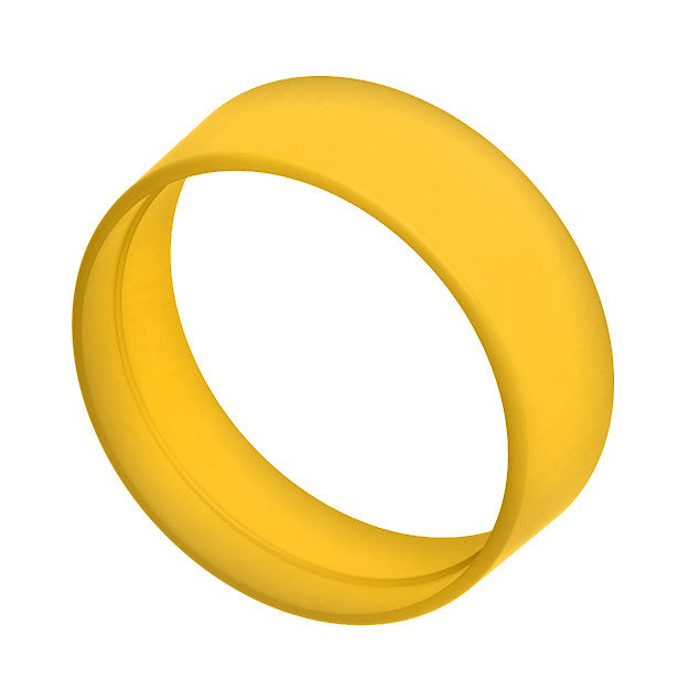 CR19FFPYL Hansen® by Danfoss | Quick Disconnect Coupling | Color Coding Ring for FF Series/MLFF Series Plugs | 3/4" Body Size | Yellow