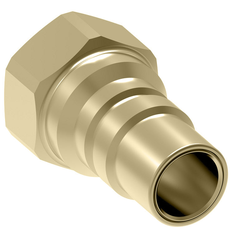 GMP1250F Hansen® by Danfoss | Pneumatic Quick Disconnect Coupling | Gas-Mate Series (For Indoor Use Only) | 1-1/4" Female NPTF x 1-1/4" Body Size | Plug | Brass