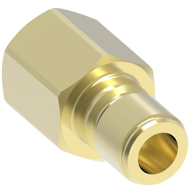 B12K41 Hansen® by Danfoss | Quick Disconnect Coupling | HK10/12/20 Series | 1-1/4" Female NPTF x 1-1/2" ISO 7241-1 B | Plug | NBR Seal | Brass