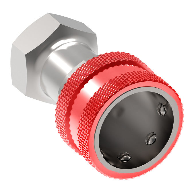 8HFR36 Hansen® by Danfoss | Quick Disconnect Coupling | HKFR Series BOP | 1" Female NPTF x 1" ISO 7241-1 Series B | Socket | NBR Seal | Steel