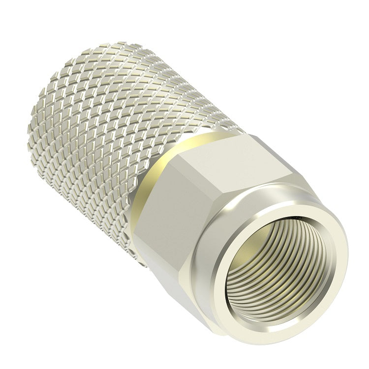 FF14795 Hansen® by Danfoss | Direct Gauge Adapter | 7/16-20 Female UNF | Nickel Plated Steel
