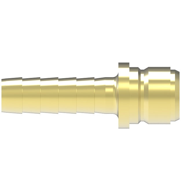 B1T17 Hansen® by Danfoss | Quick Disconnect Coupling | ST Series | 1/4" Hose ID x 1/8" Body Size | Plug | NBR Seal | Brass