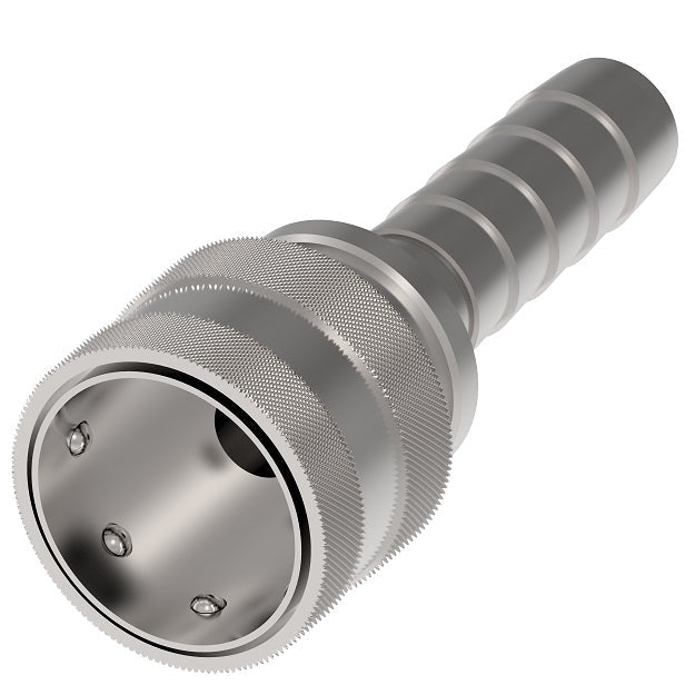 LL4S27 Hansen® by Danfoss | Quick Disconnect Coupling | ST Series | 1/2" Hose ID x 1/2" Body Size | Socket | NBR Seal | 303 Stainless Steel
