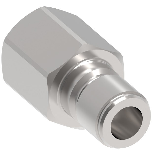 LL4T26BS Hansen® by Danfoss | Quick Disconnect Coupling | ST Series | 1/2" Female BSPP x 1/2" Body Size | Plug | NBR Seal | 303 Stainless Steel