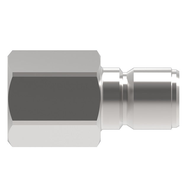 LL8T36BS Hansen® by Danfoss | Quick Disconnect Coupling | ST Series | 1" Female BSPP x 1" Body Size | Plug | NBR Seal | 303 Stainless Steel