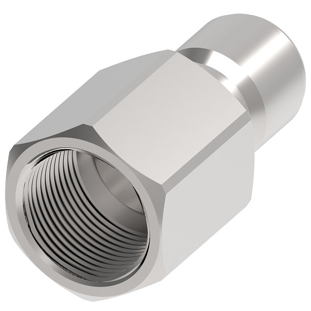 LL1T11 Hansen® by Danfoss | Quick Disconnect Coupling | ST Series | 1/8" Female NPTF x 1/8" Body Size | Plug | NBR Seal | 303 Stainless Steel