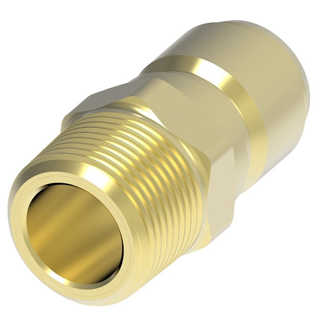 B3T20BS Hansen® by Danfoss | Quick Disconnect Coupling | ST Series | 3/8" Male BSPP x 3/8" Body Size | Plug | NBR Seal | Brass