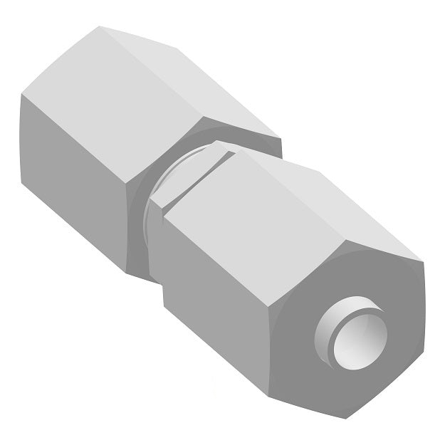 1562X5 by Danfoss | Compression Tube | Union Connector | 5/16" Tube OD x 5/16" Tube OD | Nylon