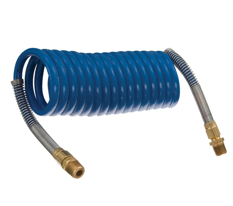 15CAB12-12 Synflex Eclipse by Danfoss | 15CA Eclipse | Air Brake Tubing Coil | Blue | 12" Pigtails | 15ft Length