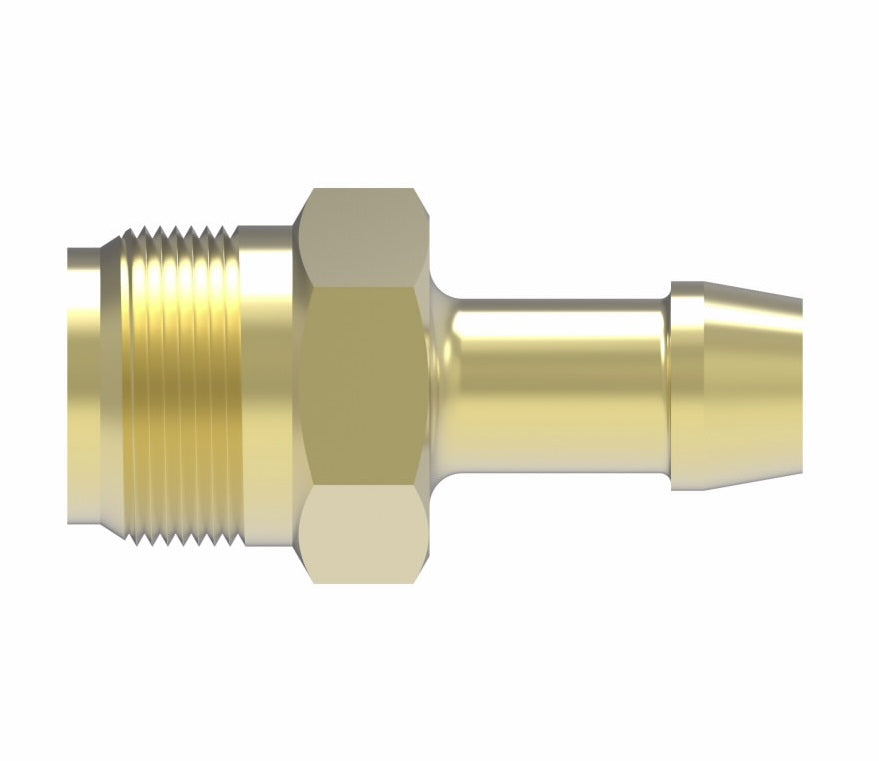05705B-1560 Weatherhead by Danfoss | Inverted Male Connector Field Attachable Fitting | 057 'B' Series | -05 Male UNF x -05 Reusable Hose End | Brass