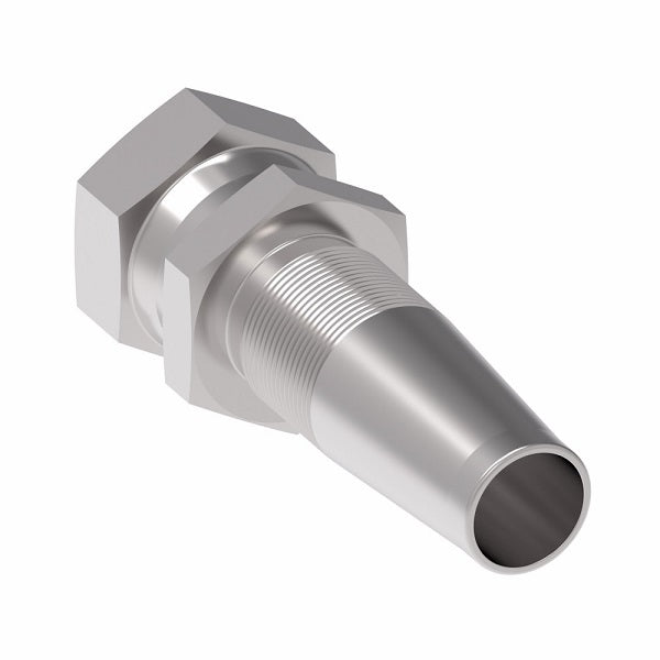 4103-4-12S Weatherhead by Danfoss | Female 37° JIC Swivel Field Attachable Fitting for 1 & 2 Wire Braided Hose | Nipple Assembly | -12 Female 37° JIC Swivel x -12 Reusable Hose End | Steel