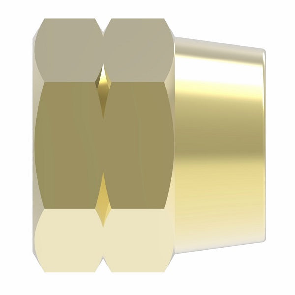 33806-B Weatherhead by Danfoss | Nut for Field Attachable Fitting | 338 'B' Series DOT | -06 Hose ID | Brass