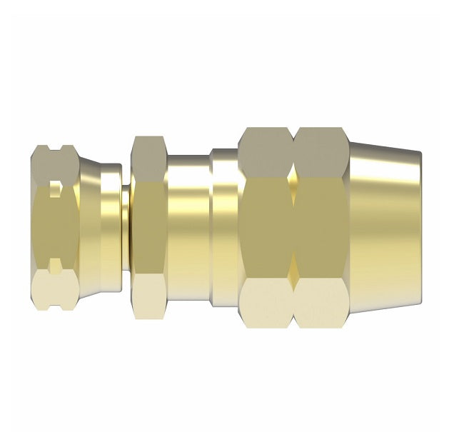 33808B-Y78 Weatherhead by Danfoss | Female Connector Field Attachable Fitting | 338 'B' Series DOT | -08 Female UNF x -08 Reusable Hose End | Brass