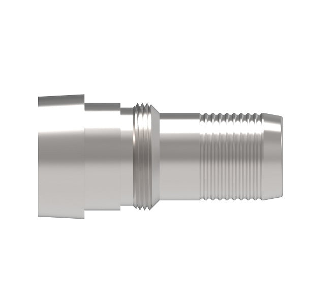 NJ-6-C Weatherhead by Danfoss | Everswage | Female 37° JIC Insert Crimp Fitting for Everflex Hose | 5/16" Hose Barb x 3/8" Female 37° JIC | Carbon Steel