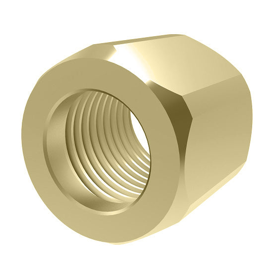 NNJ-6-B Weatherhead by Danfoss | Everswage | Female 37° JIC Nut for Everflex Hose | 5/16" Hose ID x 3/8" Female 37° JIC | Brass