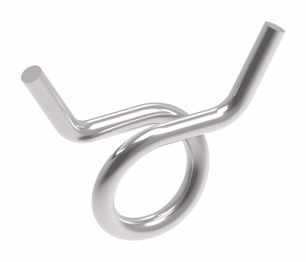 1539 Weatherhead by Danfoss | Spring Wire Hose Clamp (For H057 Hose Only) | 057 'B' Series | 5/16" Hose ID | Zinc-Plated Carbon Steel