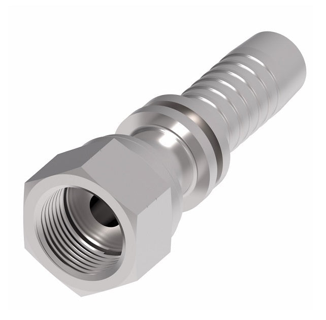 24211-10-10ZF Winner by Danfoss | Female ORS Swivel 2-Piece Hose Crimp Fitting | -10 Female O-Ring Face Seal Swivel x -10 Hose Barb | Steel