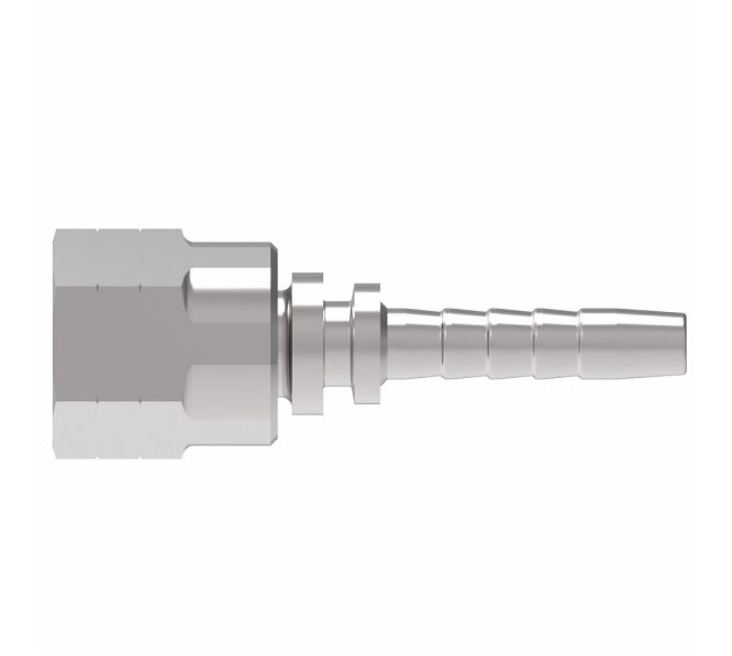 26711-16-16ZF Winner by Danfoss | Female JIC 37° Swivel 2-Piece Hose Crimp Fitting | -16 Female JIC 37° Swivel x -16 Hose Barb | Steel