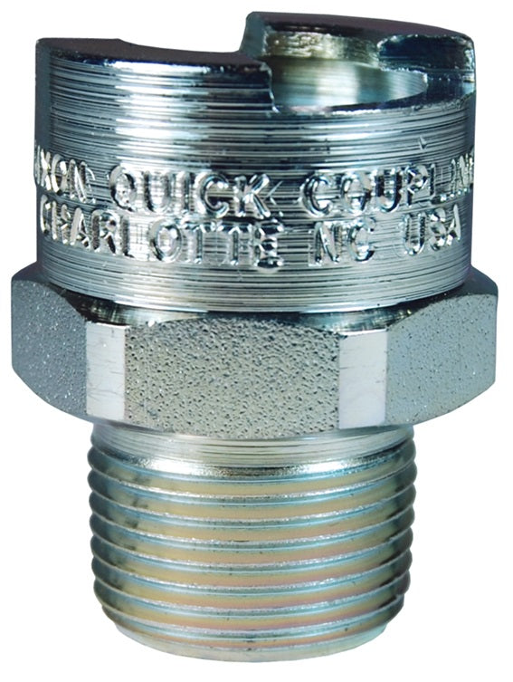 4NM6-S by Dixon Valve | Pneumatic Quick Disconnect Coupling | Dix-Lock® N-Series | 3/4" Male NPTF x 1/2" Body Size | Socket | Nitrile Seal | 303 Stainless Steel