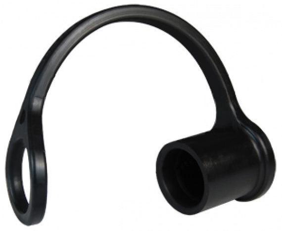 K4DC by Dixon Valve | Hydraulic Quick Disconnect Coupling | K-Series | ISO-A Interchange Color-Coded Dust Cap | Fits 1/2" Body Size | Black | Nitrile