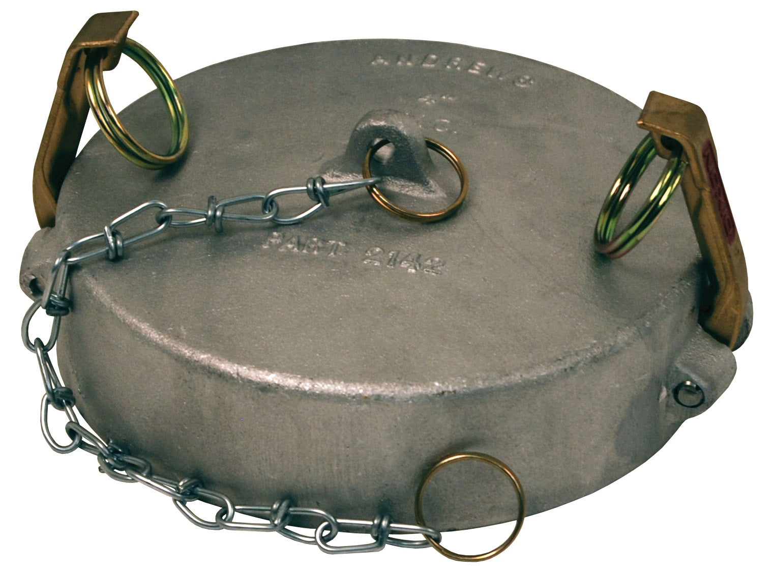 5000-24 by Dixon Valve | API Dust Cap | with O-Ring Baylast™ Seal and Brass Cam Arms | 4" API Size | Aluminum