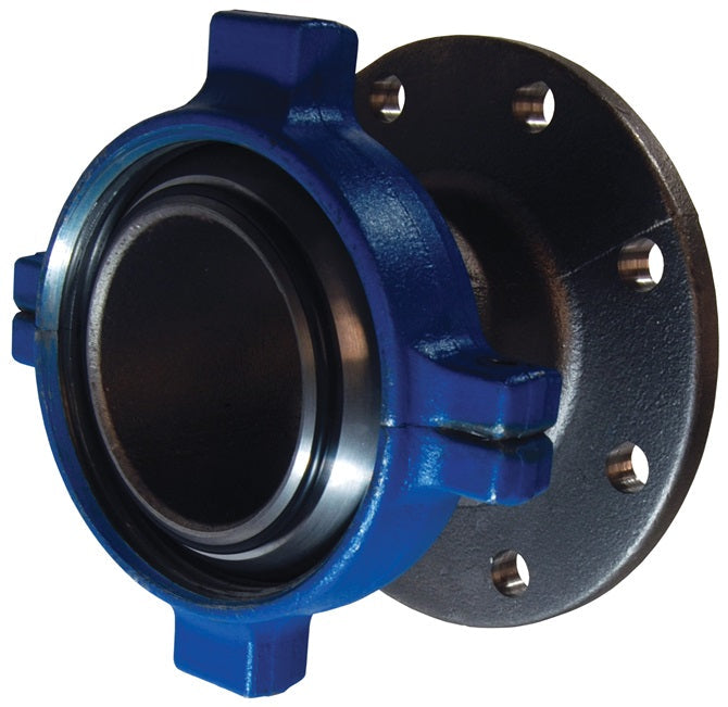 HUM206800FLG by Dixon Valve | Boss® One-Piece Flange Adapter | Figure 206 | 8" Size | 125# Flange x Male (Includes Nut and O-Ring) | Iron