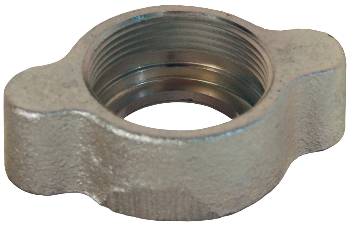 B67 by Dixon Valve | Boss® Ground Joint Wing Nut | 6" Size | Plated Iron