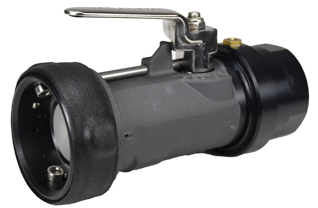 BSS62K1-200 by Dixon Valve | Dry Disconnect | Bayonet Style | 2" Size | Keyed Swivel Coupler x Female NPT (ZERK Fitting) | FKM Seal | Anodized Hard Coat Aluminum