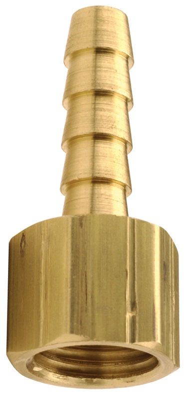 1240406K by Dixon Valve | Female Hose Barb Ball Seat Insert | 3/8" Female NPSM Swivel x 1/4" Hose ID | Brass