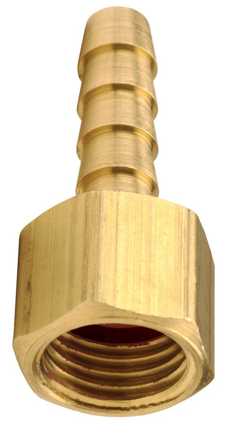 1260402C by Dixon Valve | Female Hose Barb Gasket Seat Insert | 1/8" Female NPSM Swivel x 1/4" Hose ID | Brass