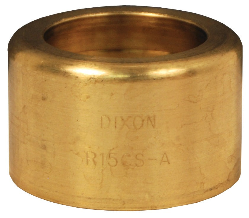 R1AAAS-A by Dixon Valve | Holedall® Ferrule for Petroleum Couplings | 1" Hose ID | Hose OD From: 1-24/64" to 1-26/64" | Brass