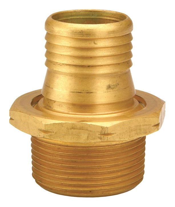 H5212NST by Dixon Valve | Holedall® Petroleum Style Male Coupling | 1" Male NST x 1" Hose ID | Brass
