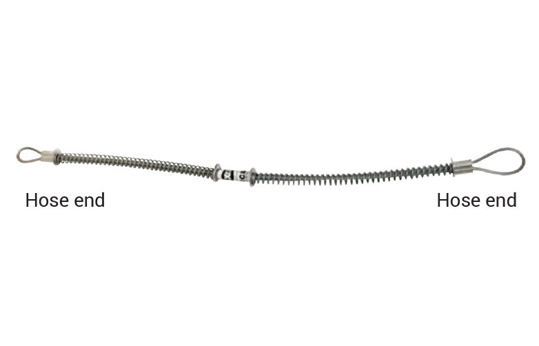 WA2SS by Dixon Valve | King Cable® | Safety Cable | Hose-to-Hose Service | 1-1/2" - 3" Hose ID | 1/4" Cable Size | 38" Length | Stainless Steel
