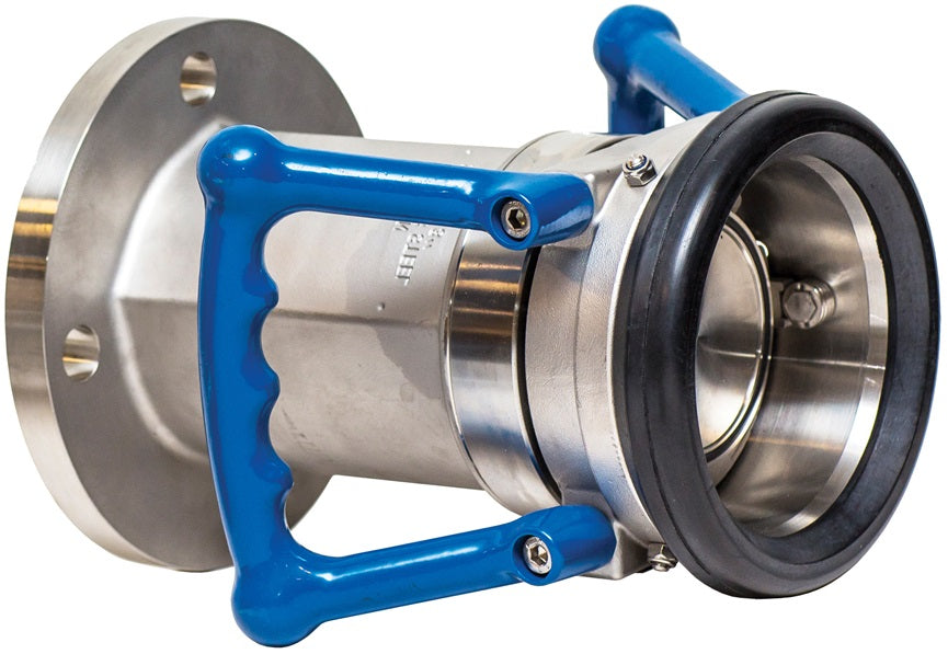 DDC300SSFL by Dixon Valve | MannTek Dry Disconnect Coupler | Hose Unit | 3" 150# ASA Flange | 119mm Body Size | 316 Stainless Steel