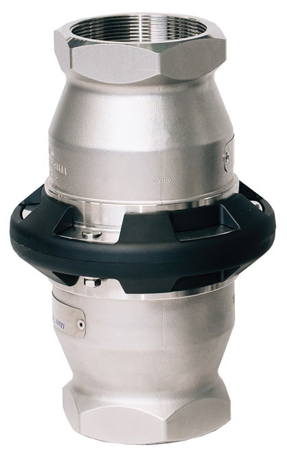 SBC200SS by Dixon Valve | MannTek Safety Break-Away Coupling | Industrial Version | 2" Size | 50 DN | Female NPT x Female NPT | 316 Stainless Steel