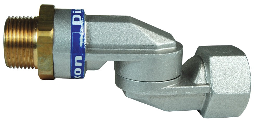 DAC3434 by Dixon Valve | Multi-Plane Hose Swivel | for Diesel & Gasoline Nozzle | 3/4" Male NPT x 3/4" Female NPT | Aluminum
