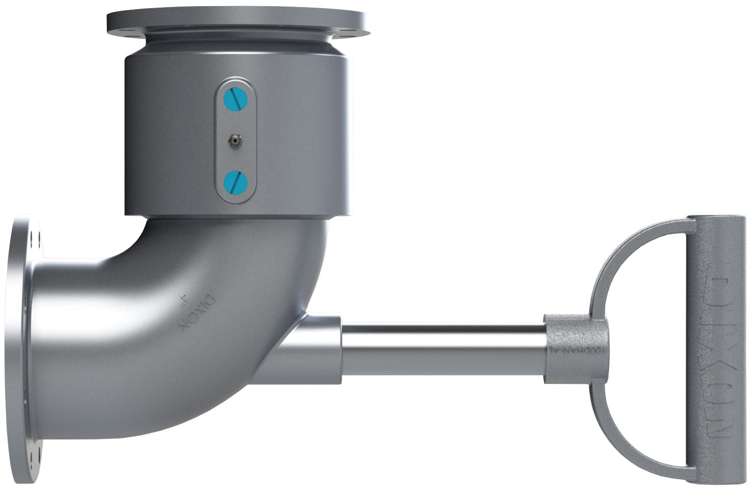 43HTFXTFAL11000 by Dixon Valve | Swivel Joint | Loading Arm Swivel | 4" Size | Style 30 Short Radius | D-handle | FKM-A Seal | Aluminum