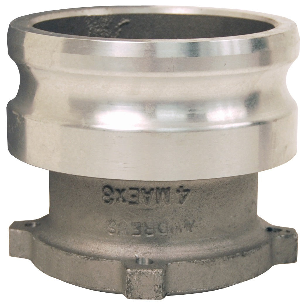 4030-MAE by Dixon Valve | Tight Fill Male Adapter Inlet End | 4" Inlet | Aluminum