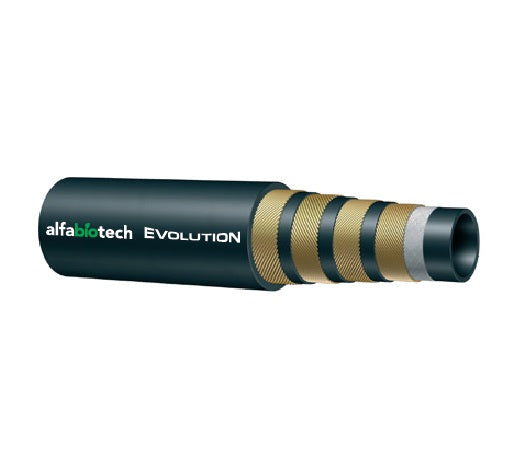E4K-12 Alfagomma by Kuriyama | Alfabiotech Evolution Series | E4K Series | 4-Wire | Minetuff Hydraulic Hose | 3/4" ID | 1.14" OD | 4000 PSI