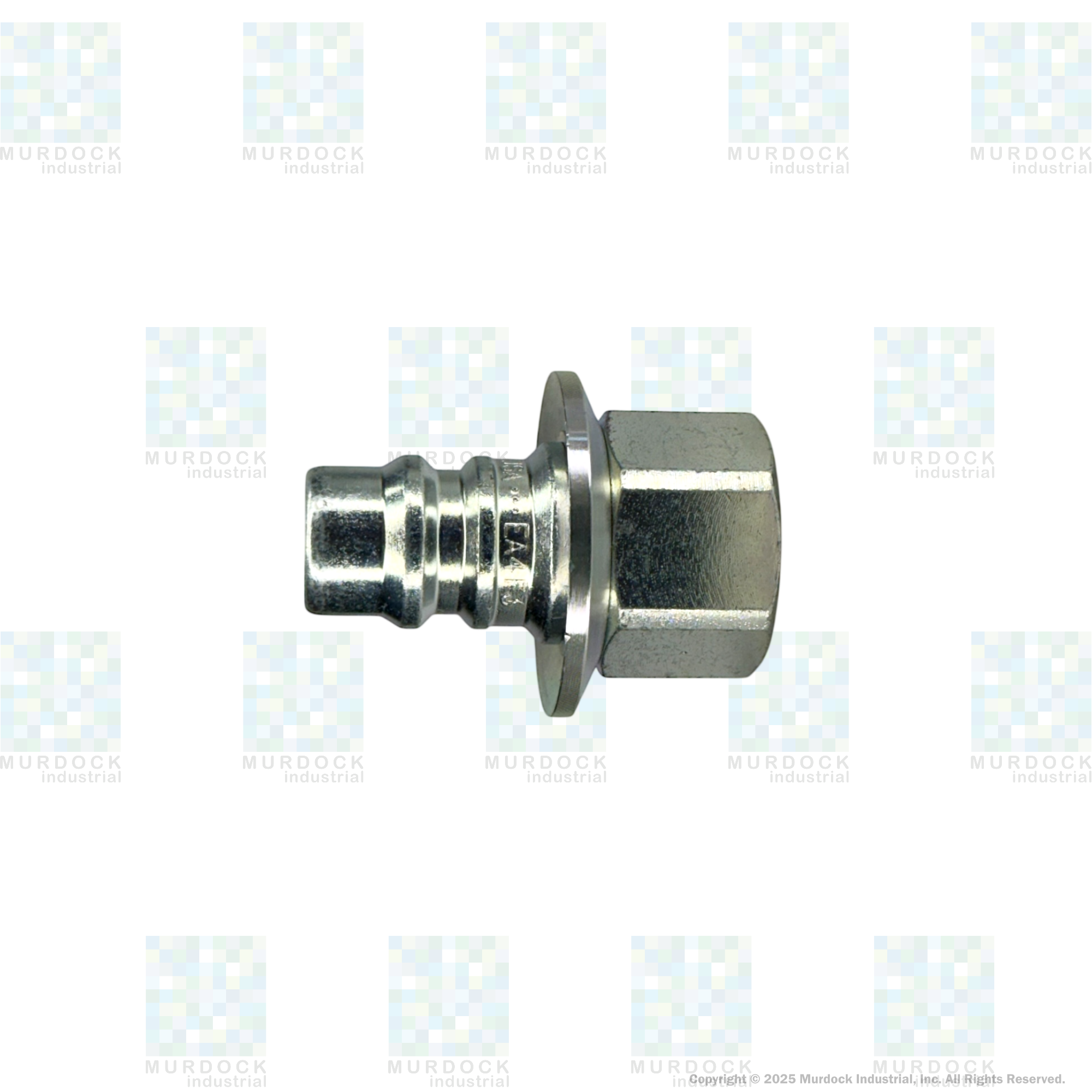EA4F4 by Dixon Valve | Hydraulic Quick Disconnect Coupling | EA-Series | 1/2" Female NPTF x 1/2" Water-Blast Interchange | Plug | Steel