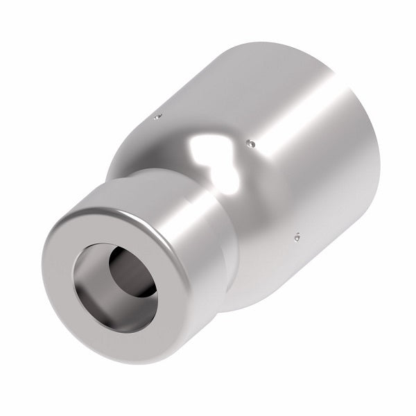 EJ5611-0606S Aeroquip by Danfoss | LifeSaver Braze on Hose End 100R5 Crimp Fitting | FJ Series | -06 Braze x -06 Hose Barb | Steel