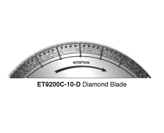 ET9200C-10-D by Danfoss | Hose Cutting Blade for ET9200 | Diamond Blade